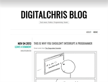 Tablet Screenshot of digitalchris.com